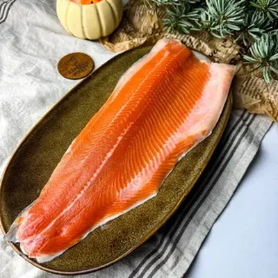 Пласт филе форели копченый